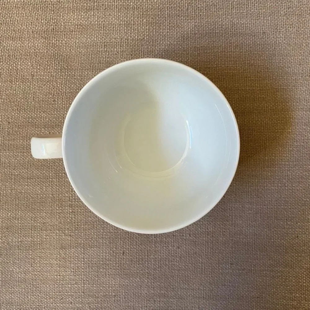 Jonathan Adler MOD DOT Orange White Coffee Mug Porcelain HAPPY HOME Collection